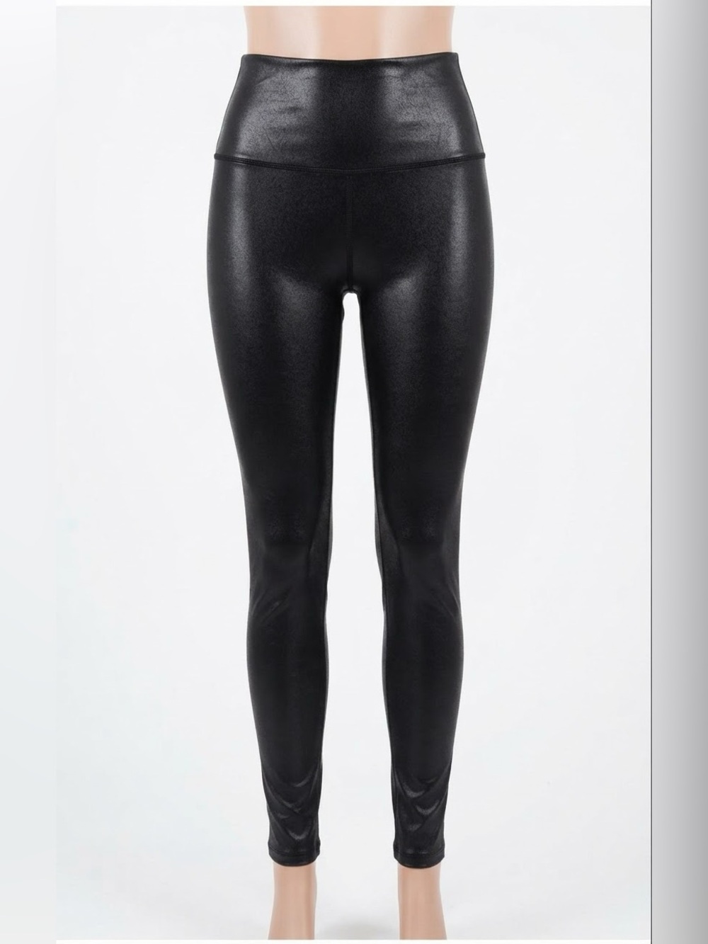 Knix Sculpt Leggings Faux Leather Black Size Medium
